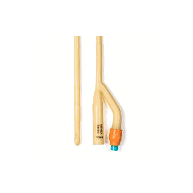 Foley Catheter 2-way 16 Fr. Latex, Silicone C