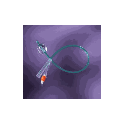 Foley Catheter 2-way 16 Fr. Silicone, Silver