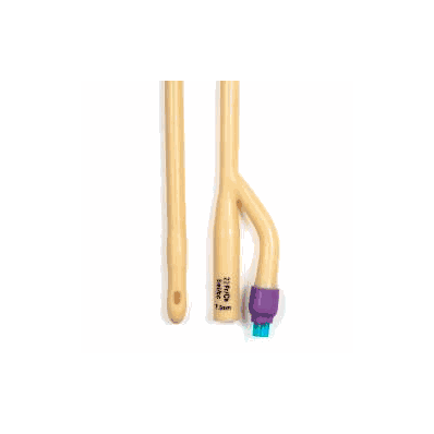 Foley Catheter 2-way 22 Fr. Latex, Silicone C