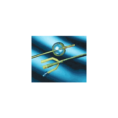 Foley Catheter, 20 Fr. Long, 30 Balloon 3-Way Coude Tip