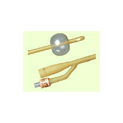 Foley Catheter, 20 Fr. Short, 5 cc Balloon 2-Way Standard Tip