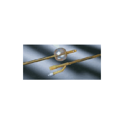 Foley Catheter, 22 Fr. Long, 30 cc Balloon 2-Way Round Tip