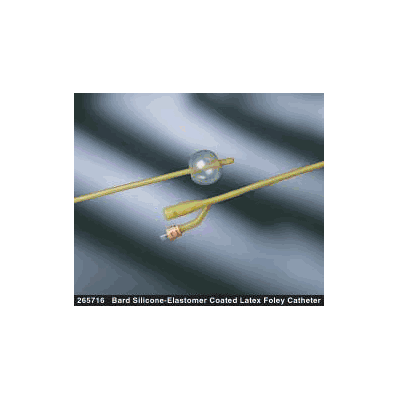 Foley Catheter, 24 Fr Short, 5 cc Balloon 2-Way Standard Tip