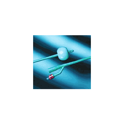 Foley Catheter, 28 Fr x 30 cc Balloon 2-Way Specialty Medium Round Tip, Two-Staggered Drainage Eye