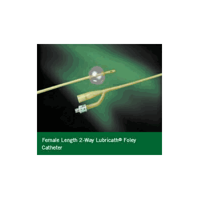 Foley Catheter, 8" with 22 Fr x 5 cc Balloon, 2-Way with Round Tip