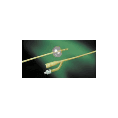 Foley Catheter, Female 20 Fr x 5 cc Balloon 2-Way with 2 Opposing Eyes Short Round Tip