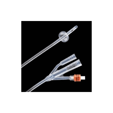 Foley Catheter Lubri-sil 3-way, Standard Tip