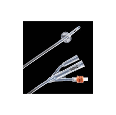 Foley Catheter Lubri-sil 3-way, Standard Tip
