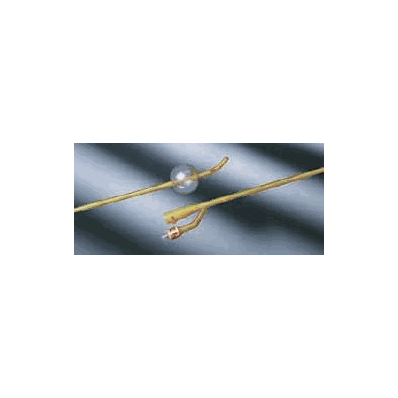 Foley Catheter, 24 Fr x 30 cc Balloon 2-Way Carson Model with Medium Size