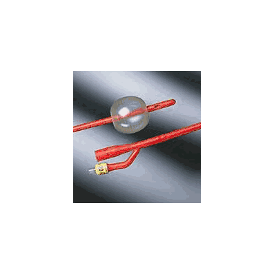 Foley Catheter, Medium with 20 Fr x 30 cc Balloon, 2-Way Standard Tip