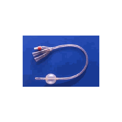 Foley Catheter Soft Simplastic 3-way, Couvel
