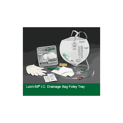 Foley Catheter Tray Lubri-sil 2 Way 16 Fr. 5