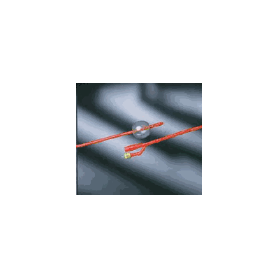 Foley Catheters, 16 Fr x 30 cc Balloon, 2-Way Specialty Short Round Tip with Two-Opposing Drainage Eyes