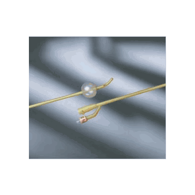 Foley Catheters, 24 cc x 30 cc Balloon 2-Way with Single Drainage Eye, Short Whistle Tip