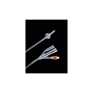 Foley Catheters, 3-Way, 18 Fr, 30 mL, 12/Cs