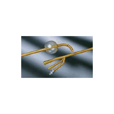 Foley Catheters, 3-Way, 20 Fr, 30 mL, 12/Cs