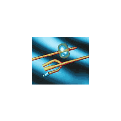 Foley Catheters, 3-Way, 20 Fr, 5 mL, 12/Cs
