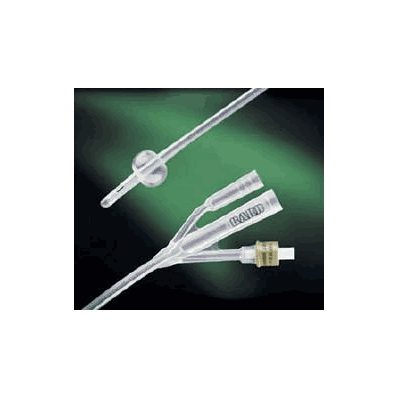 Foley Catheters, 3-Way, 20 Fr, 5 mL, 12/Cs
