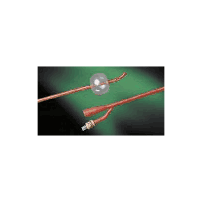 Foley Catheters, Medium Size with 22Fr x 30 cc Balloon, 2-Way Tiemann Model