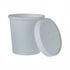 Food Container 16 oz, White 2-1/9" X 3-1/9 X 3-1/9" Round Paper with Lid, Single Use, sold as 25/bg, 10bg/Case (250/Case) by Flexstyle, Solo Cup KHB16A-2050 <br><br><font color="red"><b>BACK TO THE PRODUCT TABLE, <a href="https://www.aaawholesalecompany.com/utensils-drinking-utensils-flexstyle-solo-cup-food-containers.html">CLICK HERE</a></b></font>