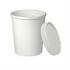 Food Container 32 oz, White 3-1/6" X 4-1/6" X 5-1/3" Round Paper, with Lid, Single Use, sold as 25/bg, 10bg/Case (250/Case) by Flexstyle, Solo Cup KHB32A-2050 <br><br><font color="red"><b>BACK TO THE PRODUCT TABLE, <a href="https://www.aaawholesalecompany.com/utensils-drinking-utensils-flexstyle-solo-cup-food-containers.html">CLICK HERE</a></b></font>