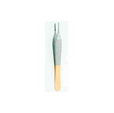 Forcep, Adson Crss Th 1x2th 4 3/4" Tc - - Br