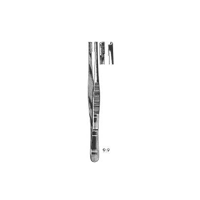 Forceps Brown Tweezer Type Straight 6-1/4 Inc