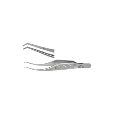 Forceps Harms Tweezer Type Curved 2-7/8 Inch