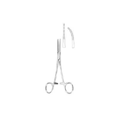 Forceps Rankin Curved 6-1/4 Inch - Forcep, Ra