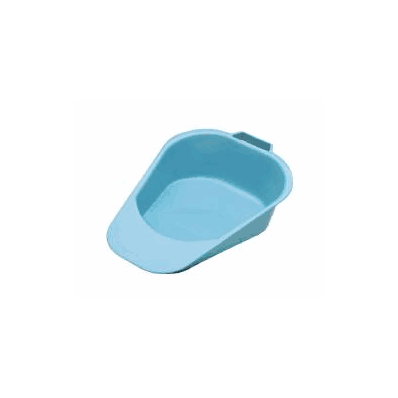 Fracture Bedpan Medegen Blue 1 Quart Female -
