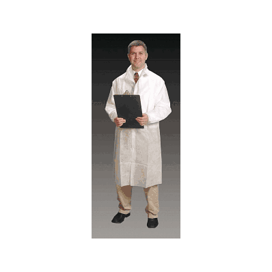 Frock, Snap Collar, Snap Close, Wh, Xl - Medl
