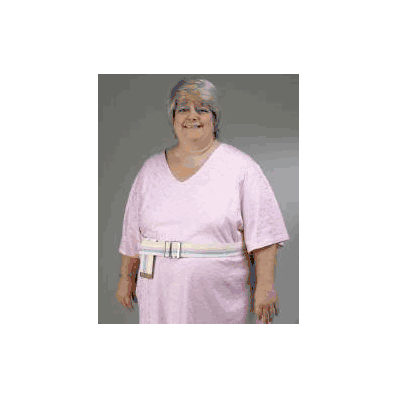 Gait Belt 72 Inch Pastel Stripe Strong Cotton