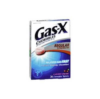 Gas Relief, 36 per Bottle, 80 mg Strength Simethicone