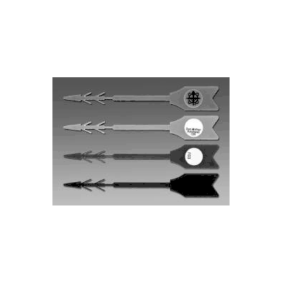 Gas Tamper Evident Arrow Double Barbed Yellow
