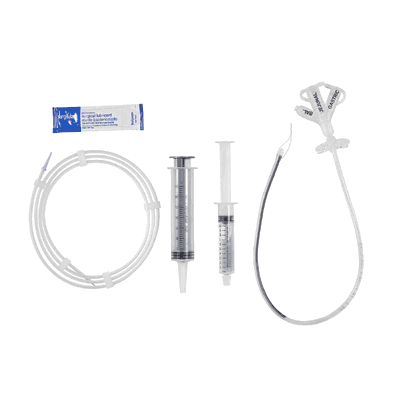 Gastric-Jejunal Feeding Tube Kit, 22 Fr. with 45 cm Tube Tapered Distal Tip