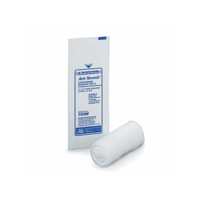 Gauze, Bandage Roll Stretch 4" - Medline