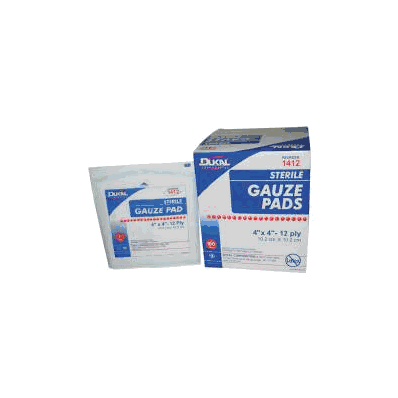 Gauze Pad Cotton 12-ply 3 X 3 Inch - Sponge,