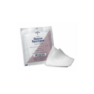 Gauze Sponge Cotton 12-ply 4 X 4 Inch - Spong