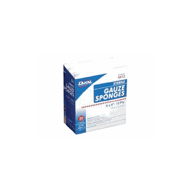 Gauze Sponge Cotton 12-ply 8 X 4 Inch - Spong