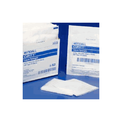 Gauze Sponge Curity Cotton 12-ply 3 X 3 Inch