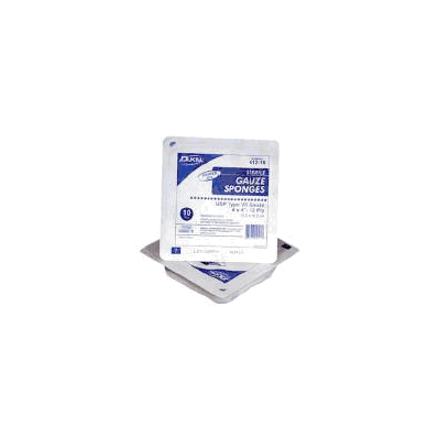 Gauze Sponge Dukal 100% Cotton 4 X 4 Inch Sq