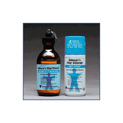 Gebauer's Ethyl Chloride Topical Anesthetic, Medium Stream Spray in 3.50 fl oz.