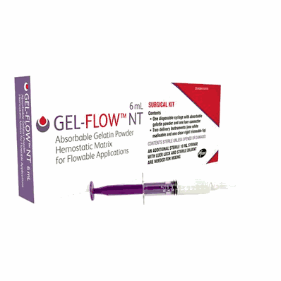 Gel-Flow NT Powder Kit, 6 mL Absorbable Gelain Powder Hemostatic Matrix