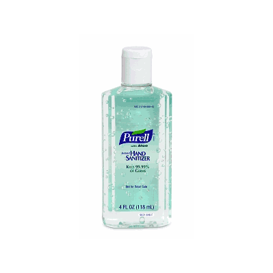 Gel, Sanitizer, Hand, Purell, Aloe, 4oz - Med