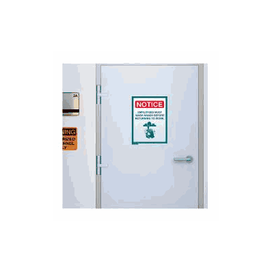 General Information Sign Employees Must Wash