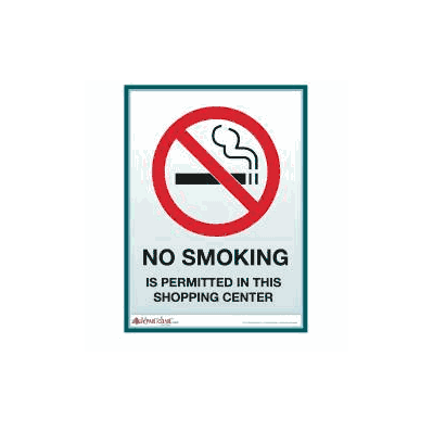 General Information Sign No Smoking Is Permit