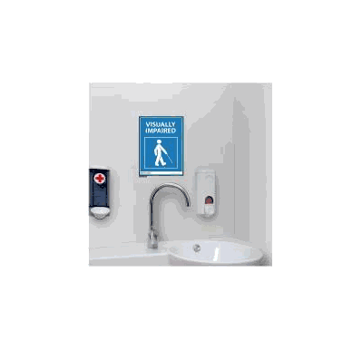 General Information Sign Visually Impaired -