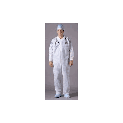 General Purpose Coverall X-large White Dispos