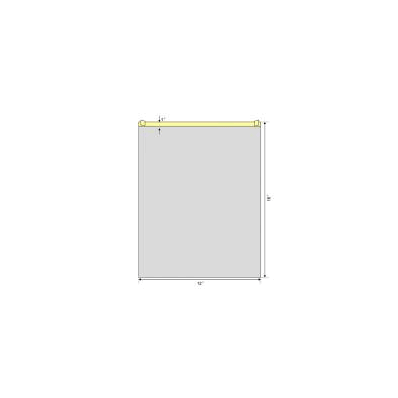 General Purpose Drape Clearview 12 W X 18 L I
