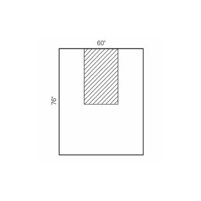 General Purpose Drape Three Quarter Drape 60